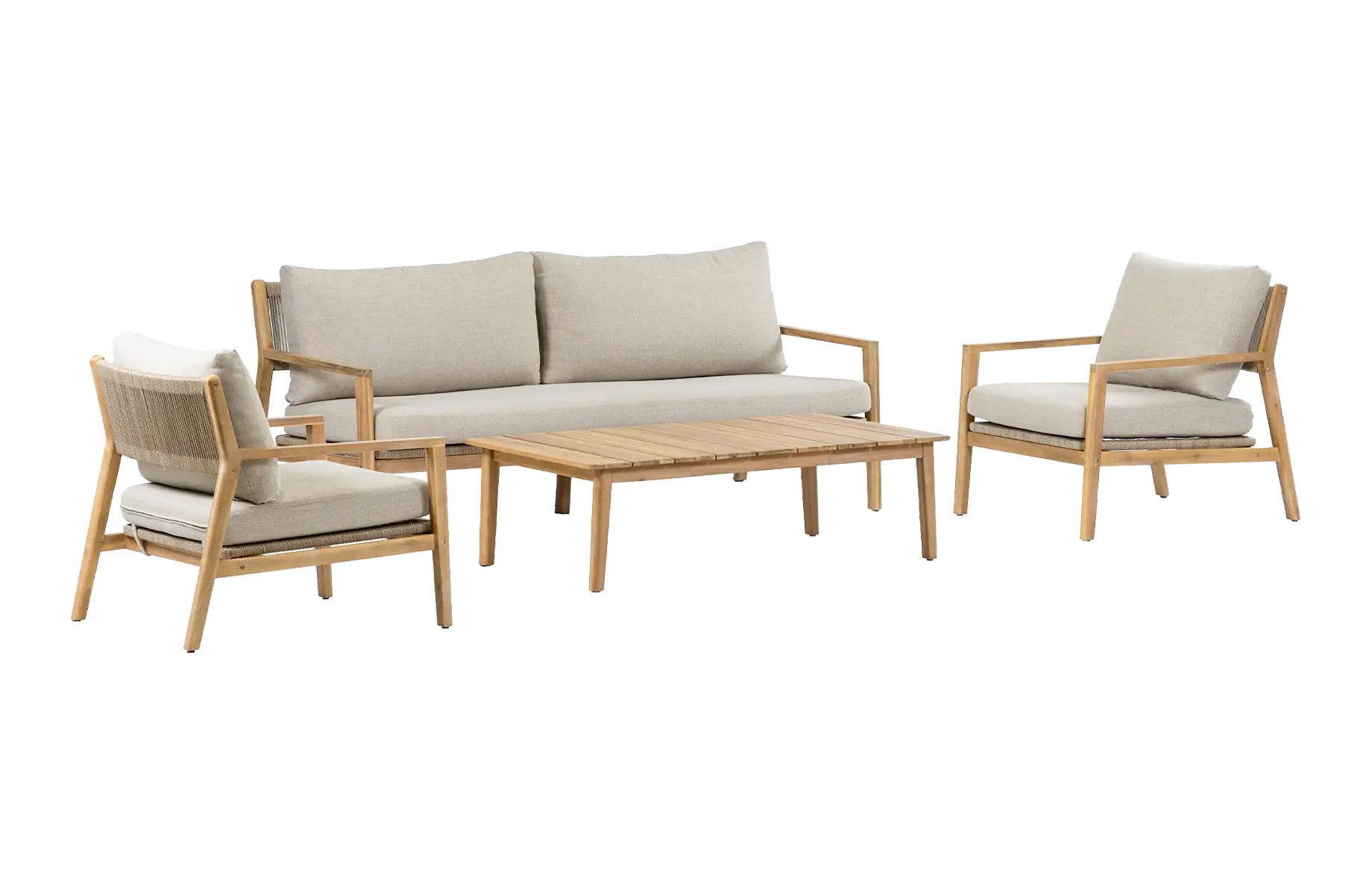 Loungeset-Felline-acaciahout-Japandi-4-seizoenen-tuinmeubelen