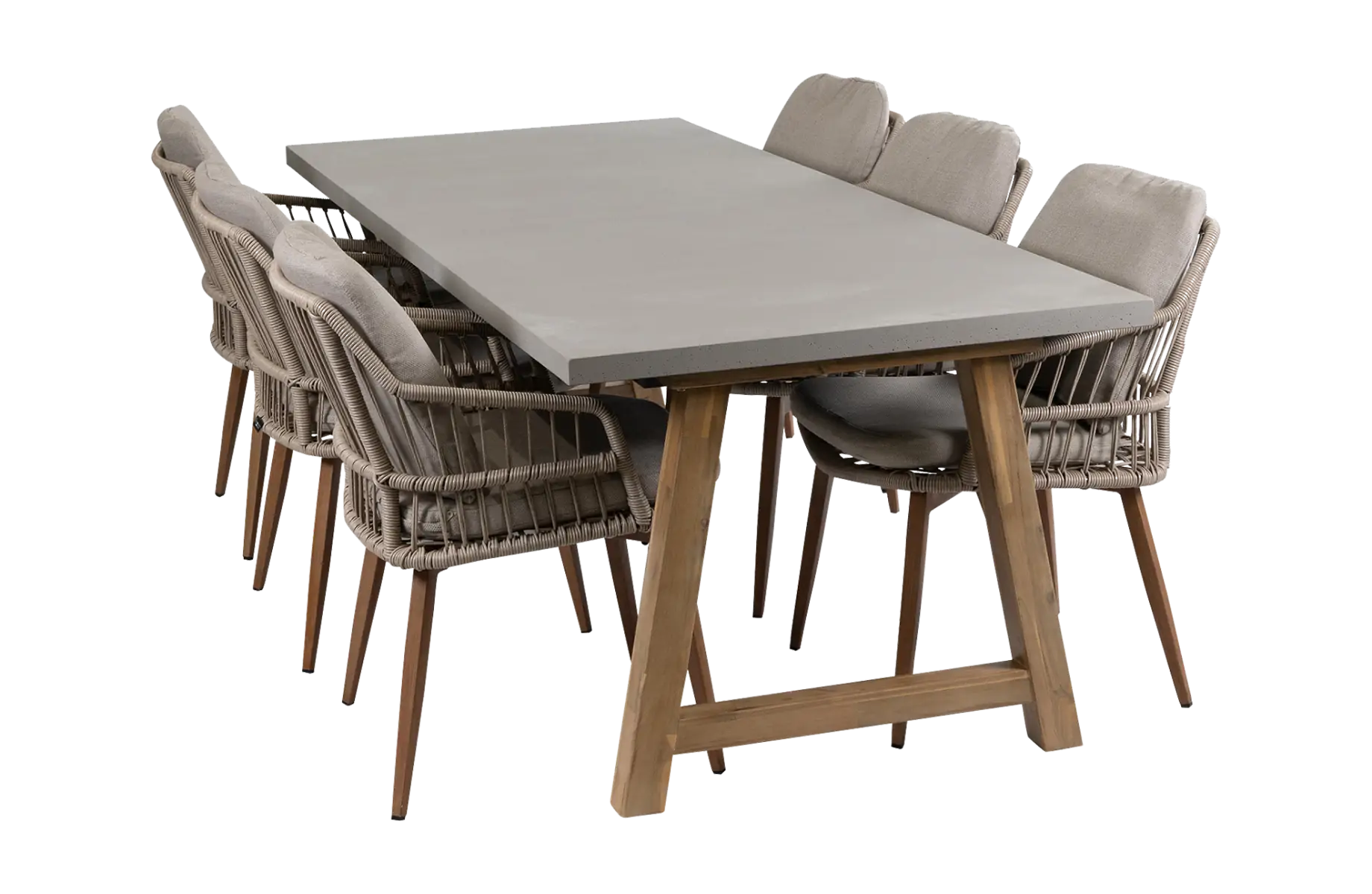 Isabel-houtenpoot-rock-beton-tuintafel-tuinset-4-seizoenen-tuinmeubelen-1