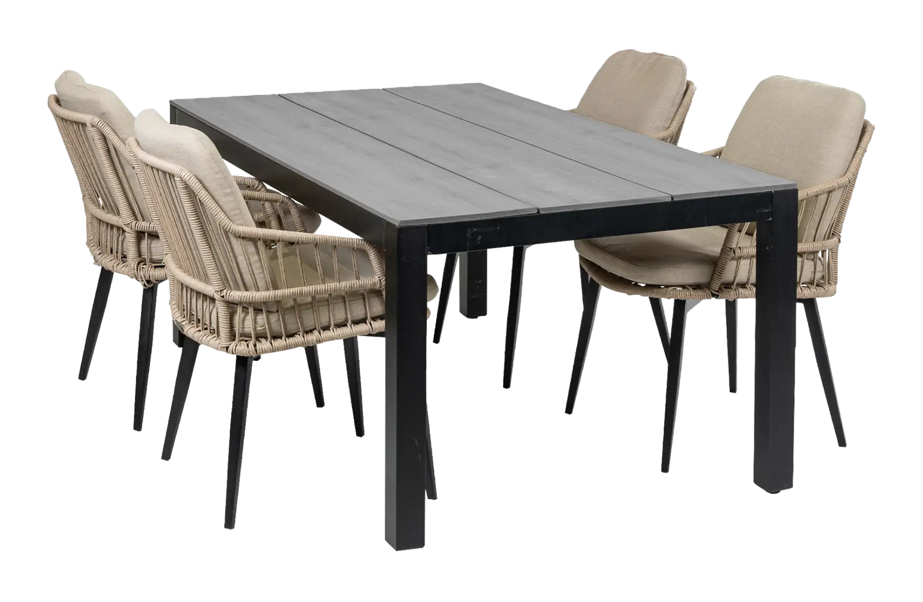 tuinset-4-personen-rope-tuinstoelen-sand-rechthoekige-tuintafel-polywood-grijze-tuintafel