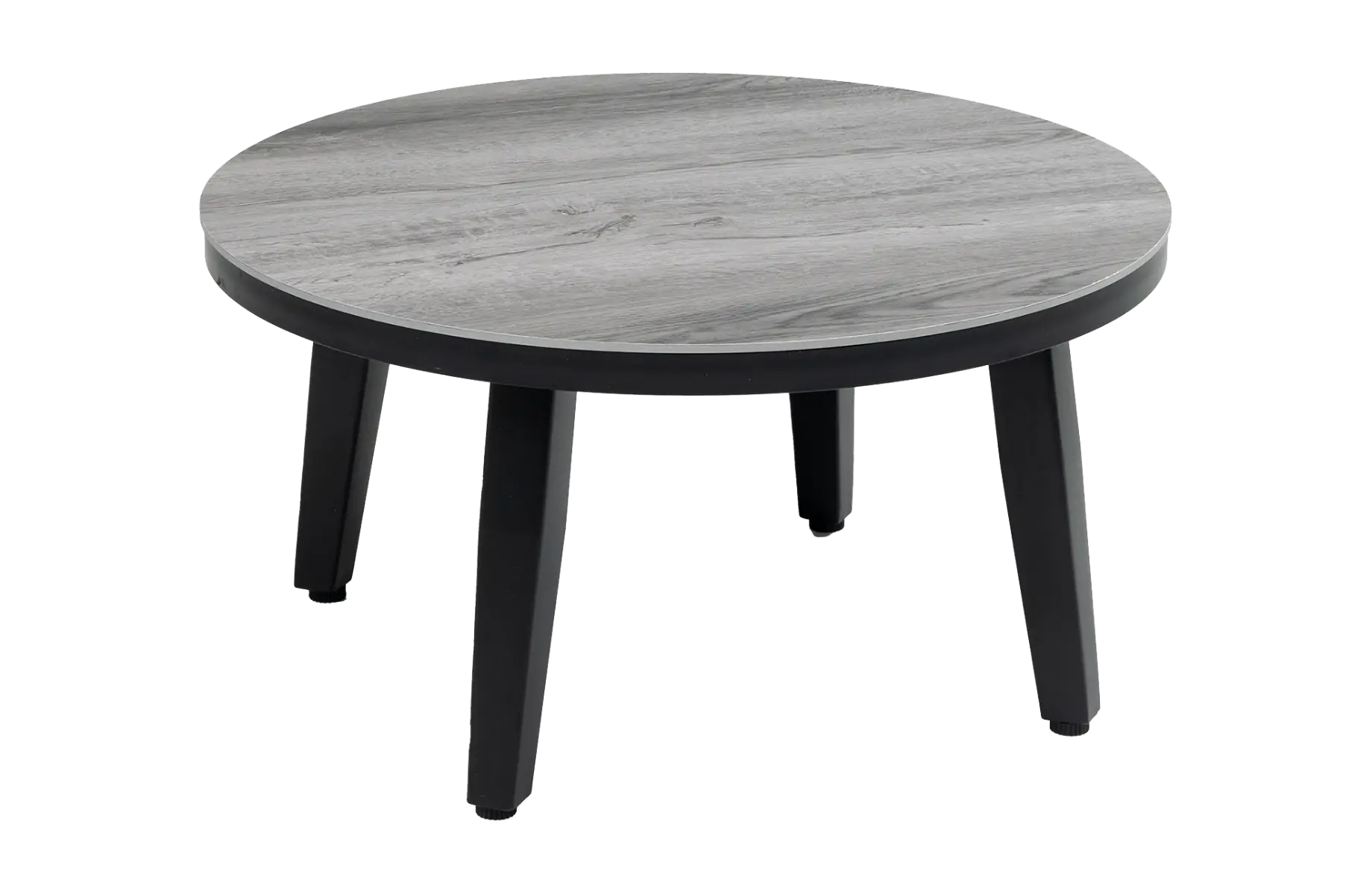 Beistelltisch Mykonos ø58cm | Grau | Aluminium & Kunststoff | Normin