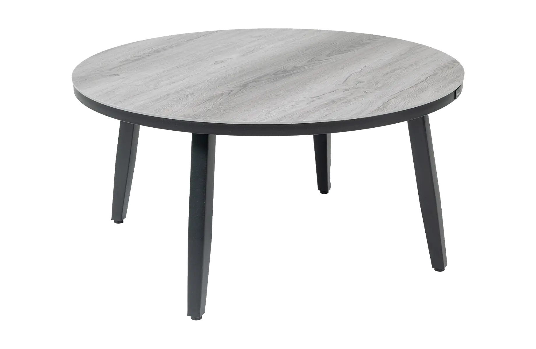 Beistelltisch Mykonos ø90cm | Grau | Aluminium & Kunststoff | Normin