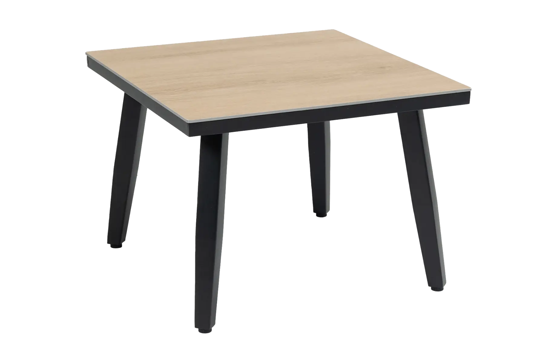 Beistelltisch Mykonos 55x55cm | Holz | Aluminium & Kunststoff | Normin