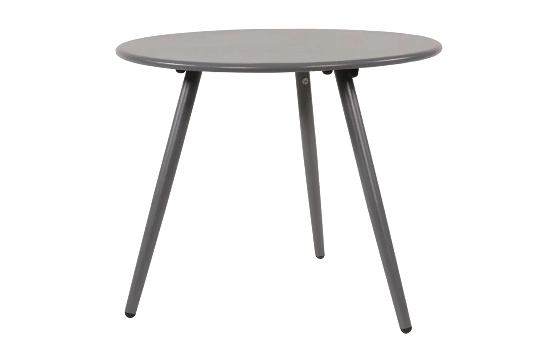 Beistelltisch Rafael ø 45 cm | Blueberry Grau | Metall | Lesli Living