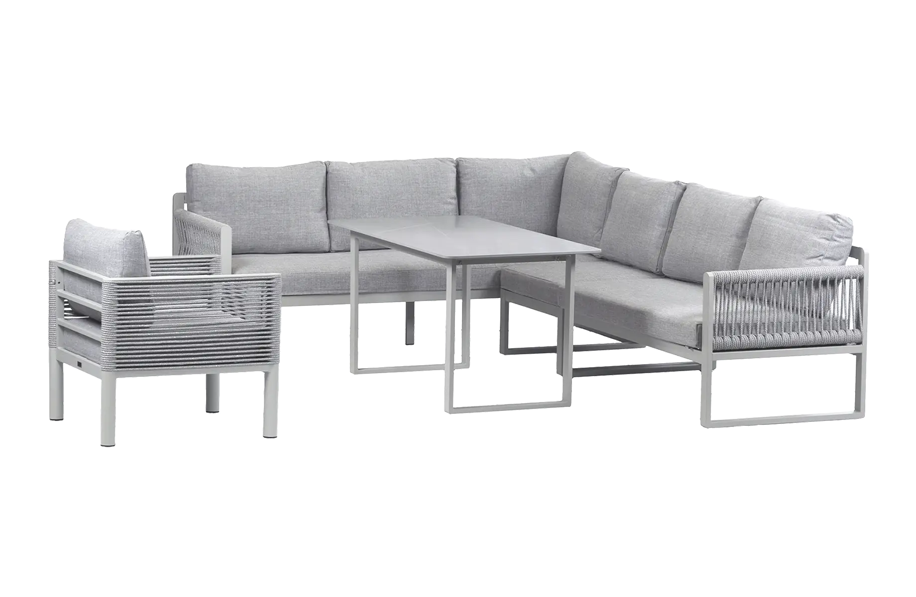 Dining Ecklounge-Set Reims | Lounge-Sessel Cuba | Links | Sand