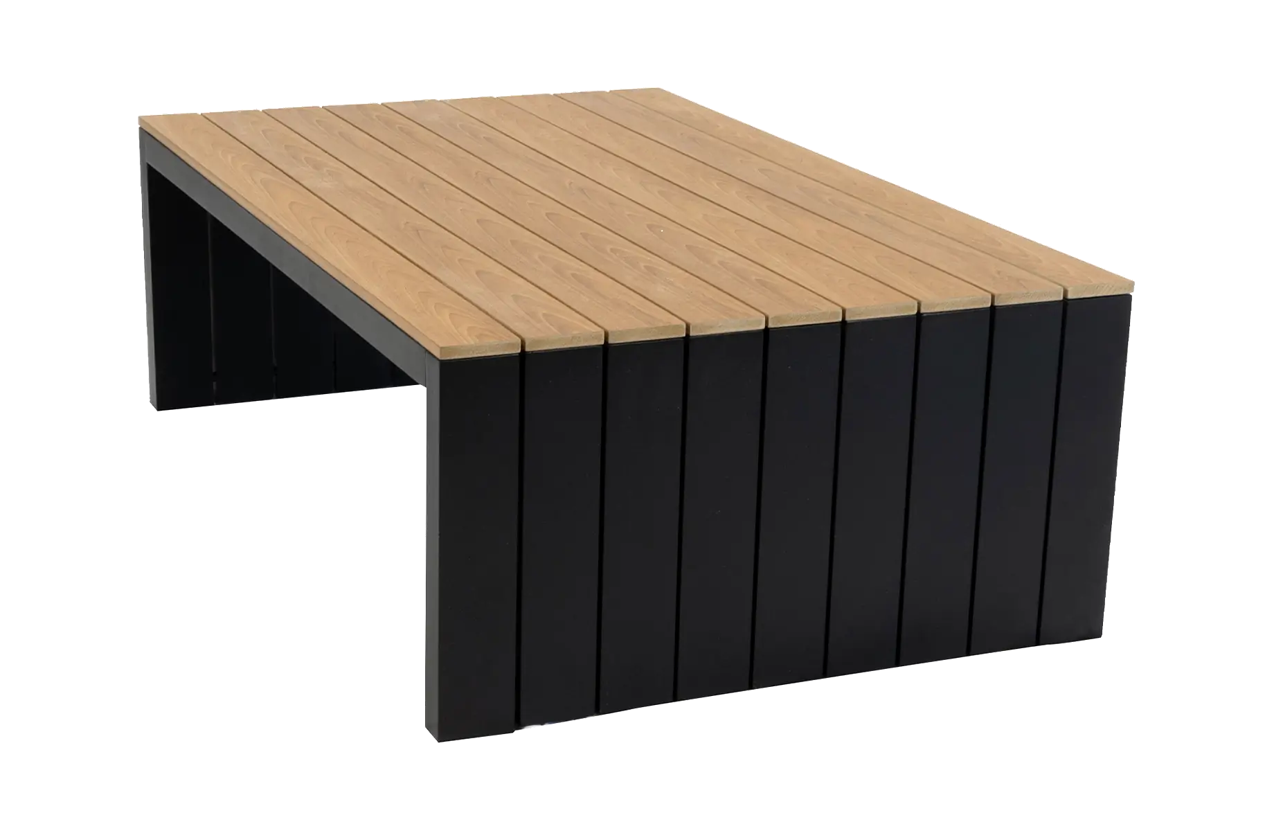 Lounge-Tisch Tulum | Schwarz & Tecon Teak