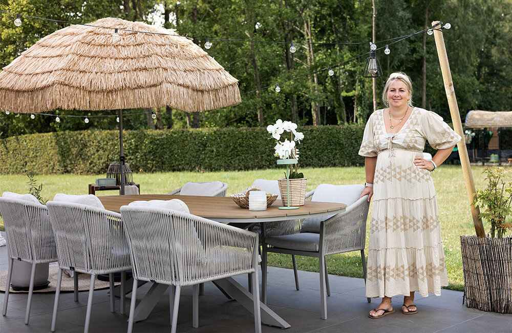 Gartenblick: Ruhe, Weite und Rias unverwechselbarer Stil